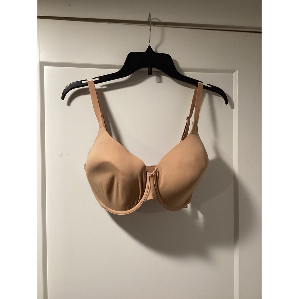 SKIMS Fits Everybody T-Shirt Demi Bra Ochre Tan 34DDDD BR-UWR-2254 NWT